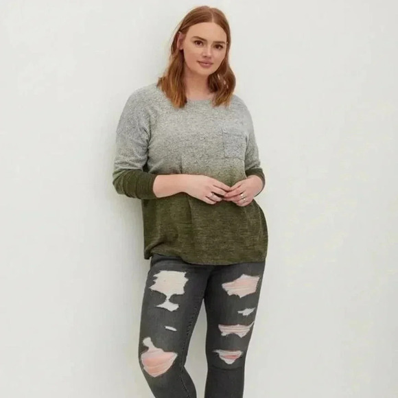 Torrid Super Soft Crew Neck Picket Top 00 - Picture 1 of 6